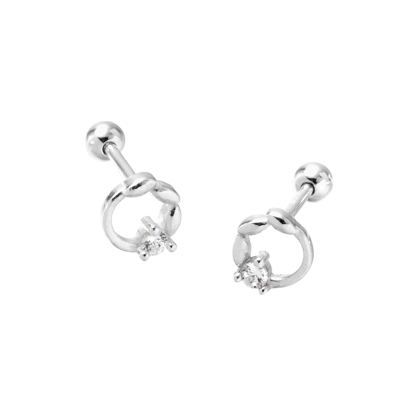 純銀,幾何,轉珠,耳環,平價飾品