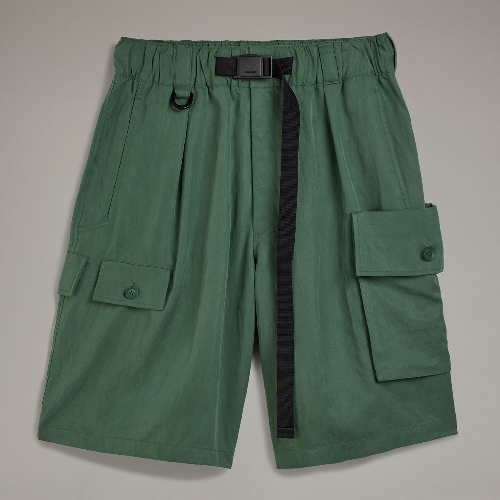 【 Y-3 M WTWILL SHORTS 工裝短褲 - 綠 】