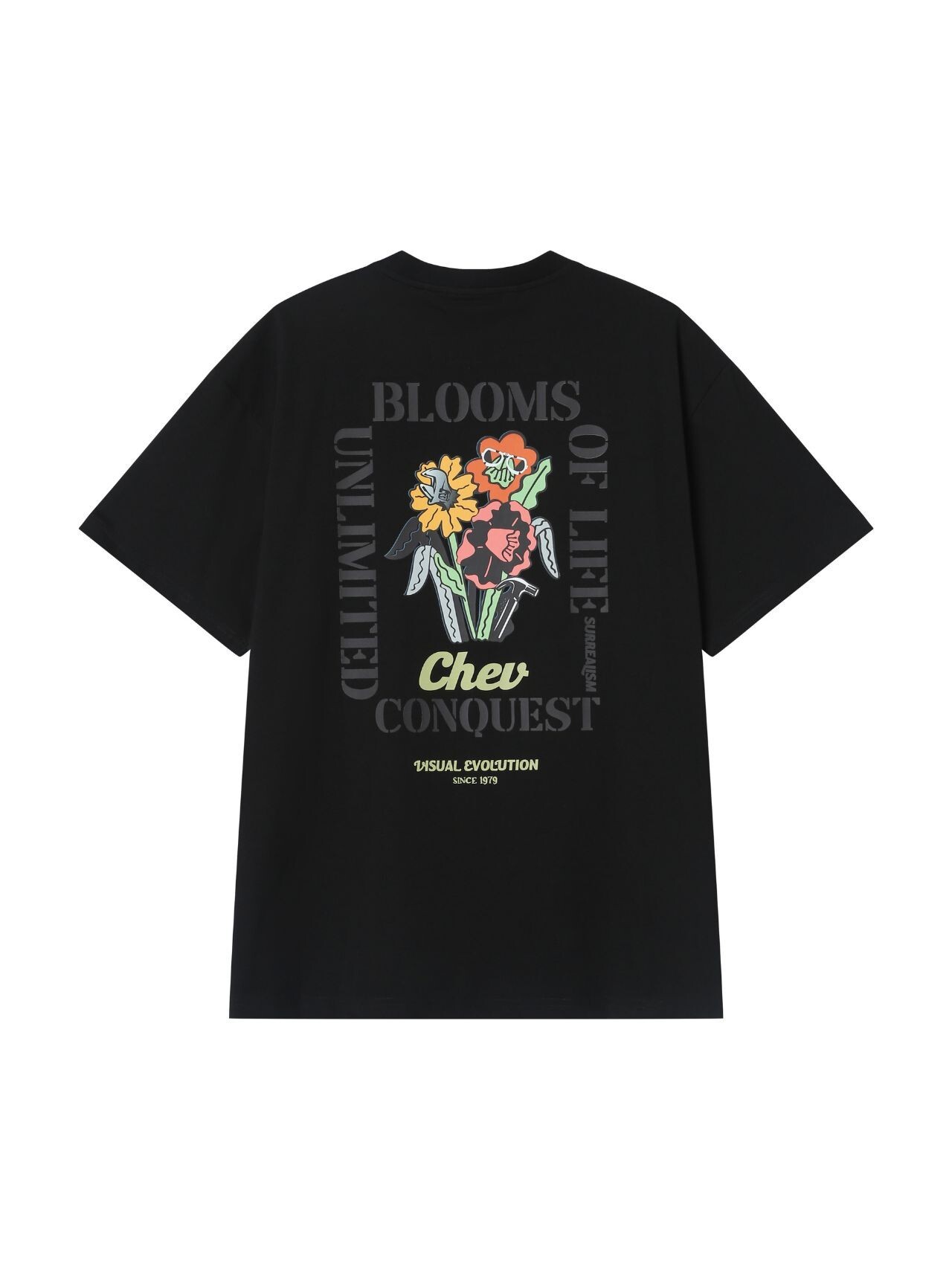 Chevignon - 男裝夏季花卉寬鬆涼感T恤