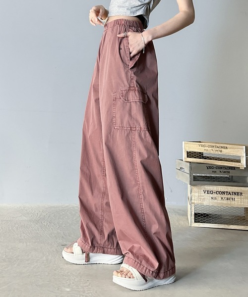 日本🇯🇵連線 Java 復古仿舊工裝褲 寬褲 工裝褲 下擺抽繩 仿舊 日系 3色(任買兩件711免運)/預購