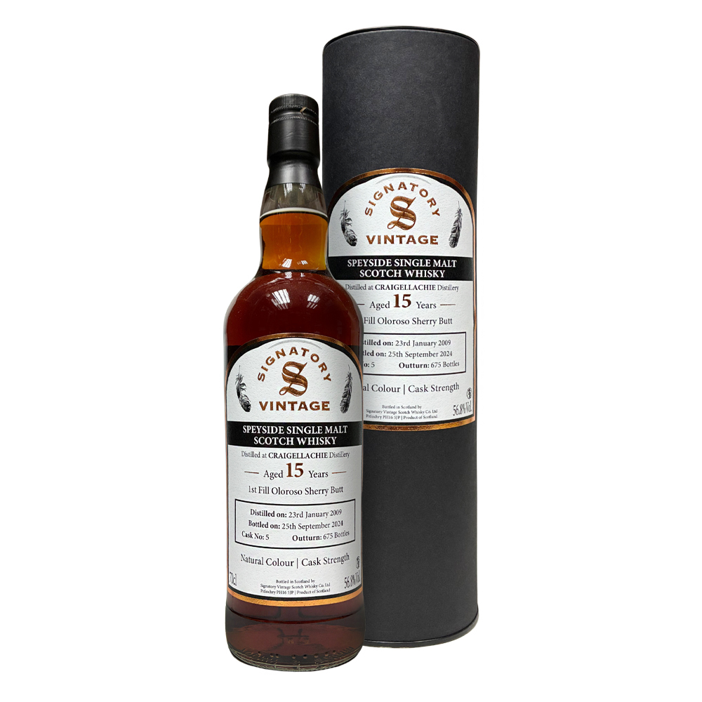 Signatory Vintage Glenallachie 2009 15 Years Old #5 56.8%