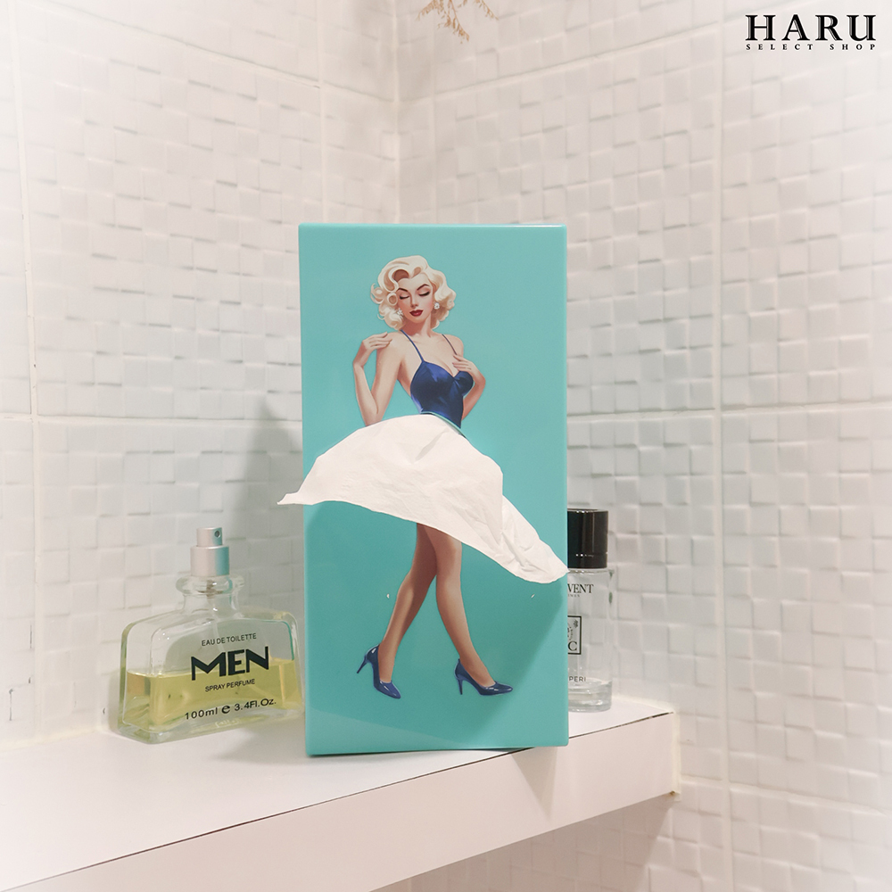 居家生活趣味潮流小物 瑪麗蓮夢露 創意面紙盒 淑女裙 衛生紙盒