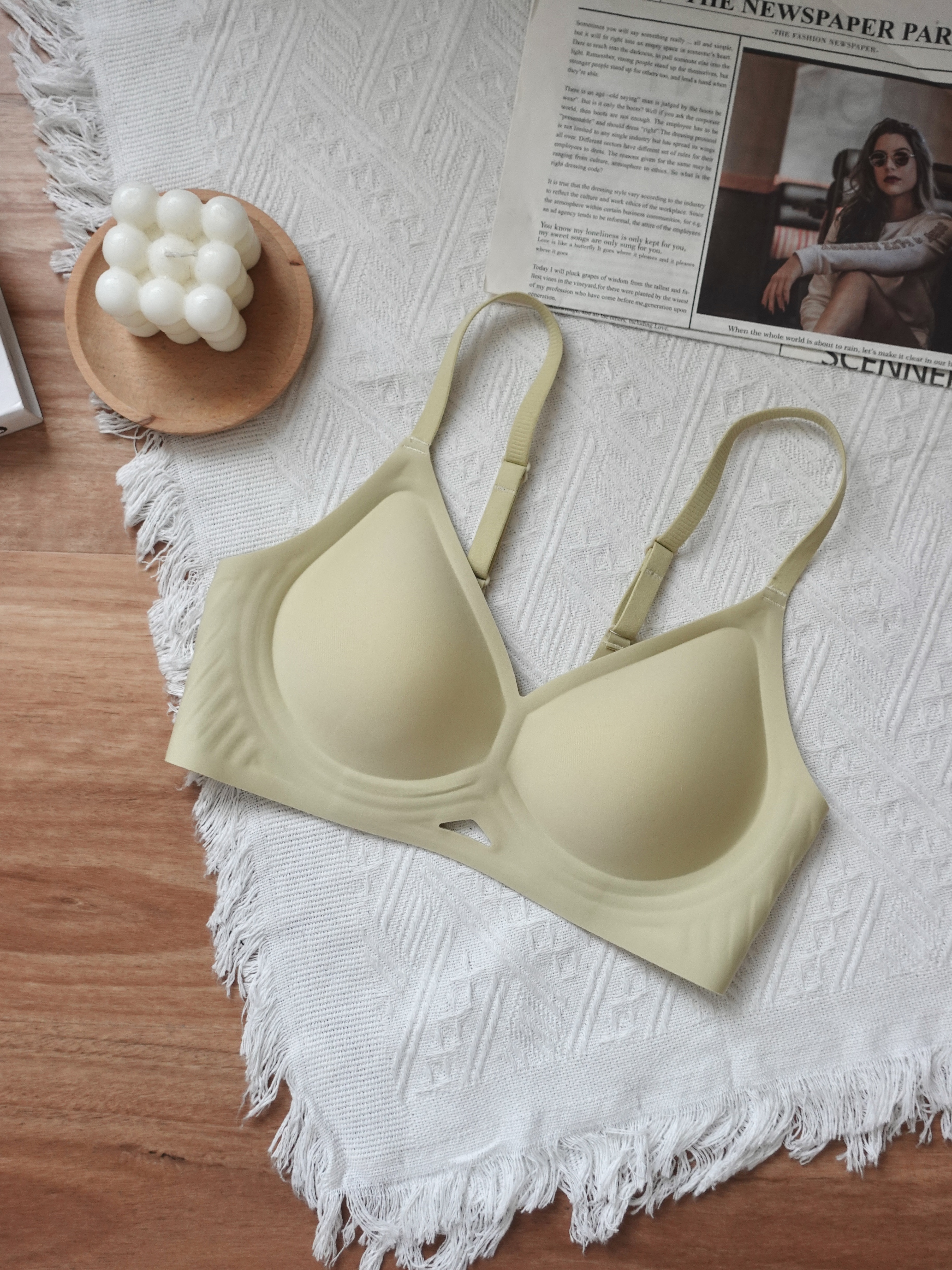 Serina Seamless Bra Green- BR6GRN
