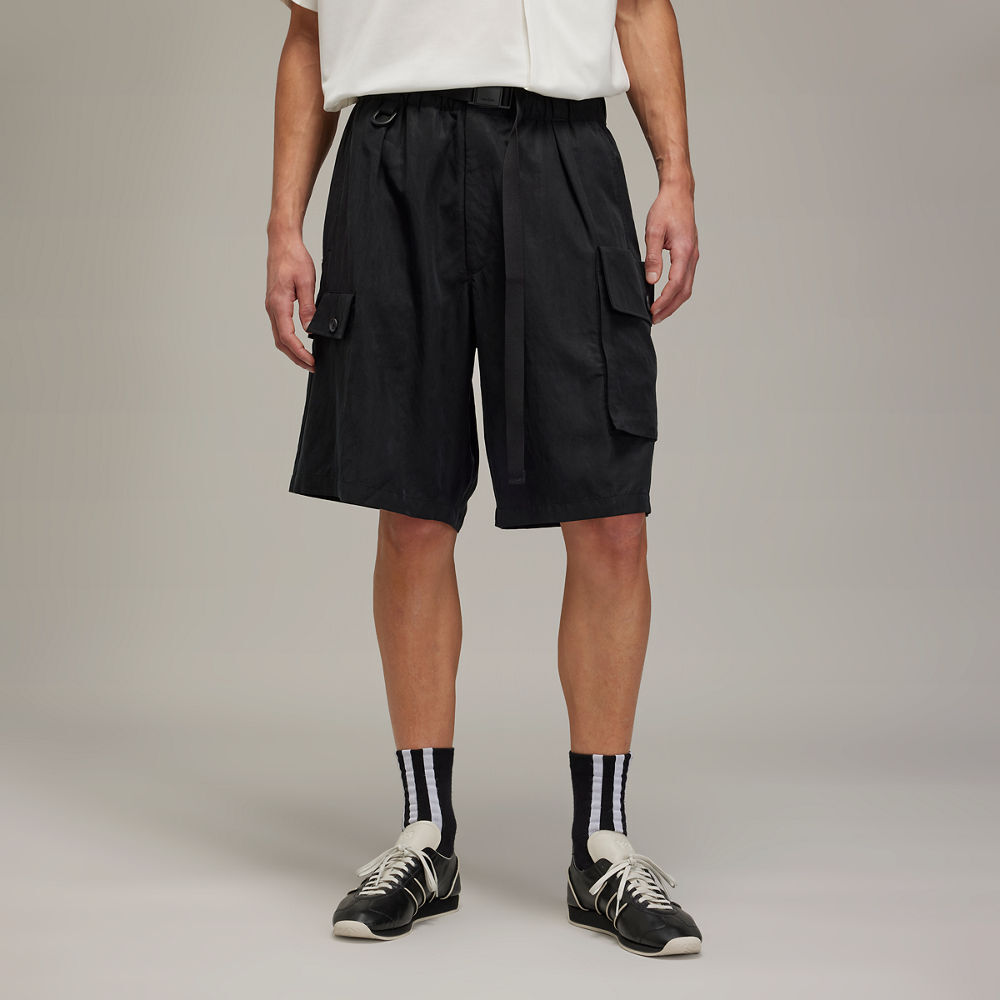 【 Y-3 M WTWILL SHORTS 工裝短褲 - 黑 】