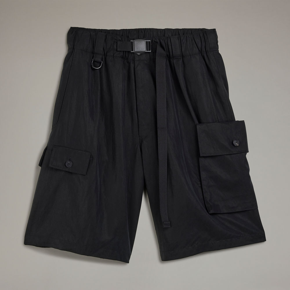 【 Y-3 M WTWILL SHORTS 工裝短褲 - 黑 】