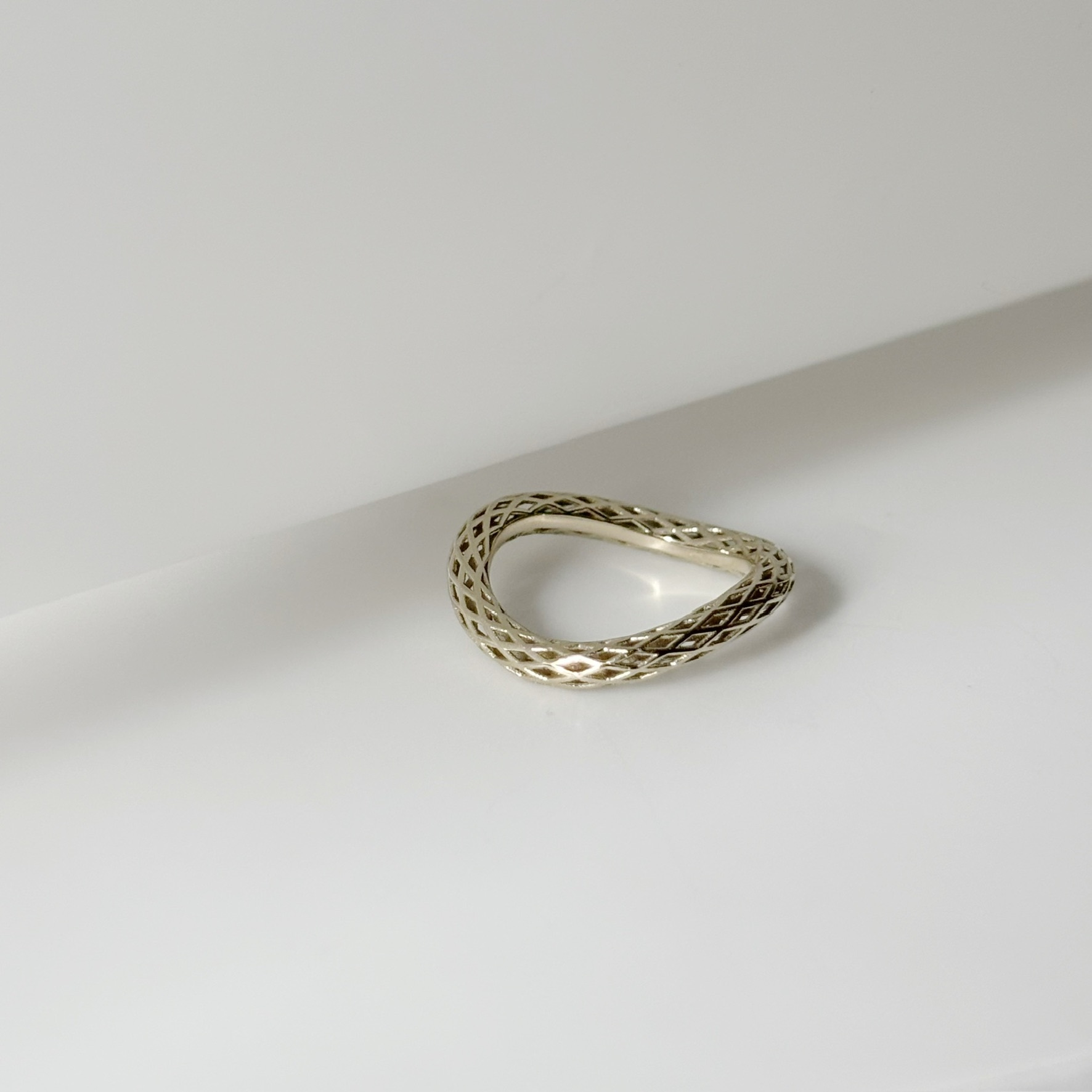 14K Glint Weave戒指