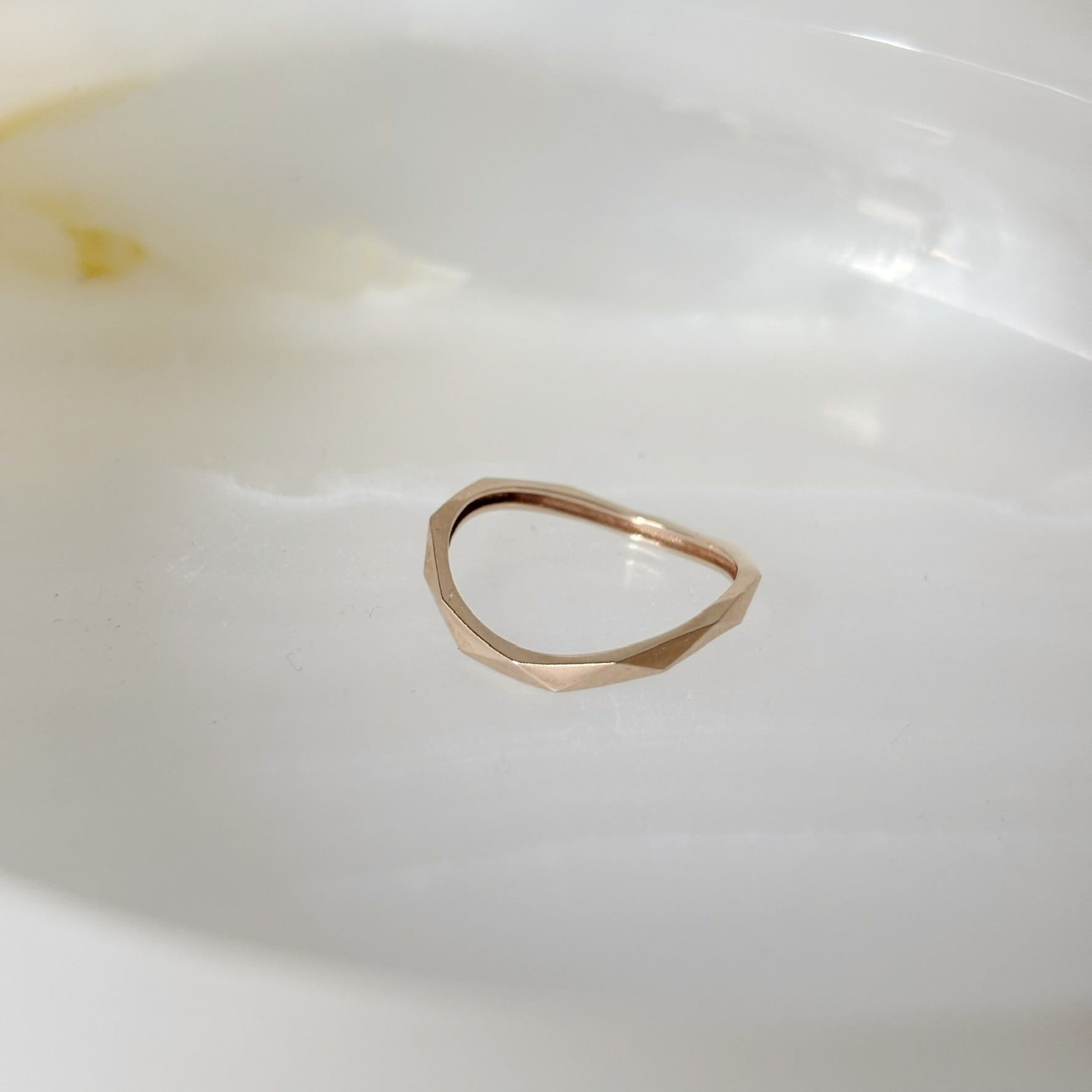 14K Glint Fold戒指