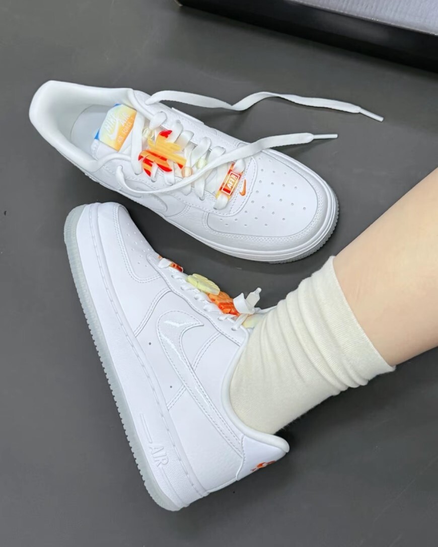 Nike Air Force 1 Low “Beach” WMNS AF1 熱帶 夏日沙灘 純白 荔枝皮 串飾 IB8875111
