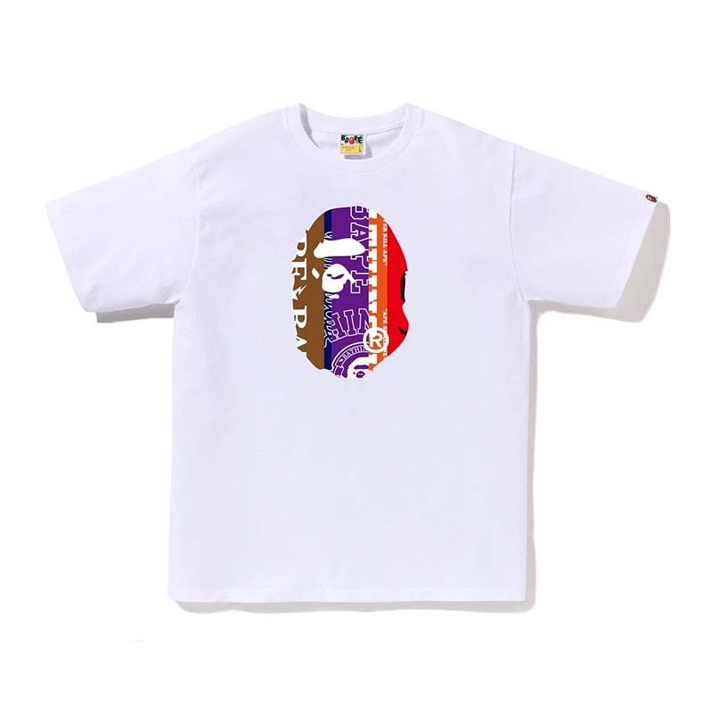Bape Fans Scarf Ape Head Tee 短袖 白色 BAPE-421CM [台灣現貨]