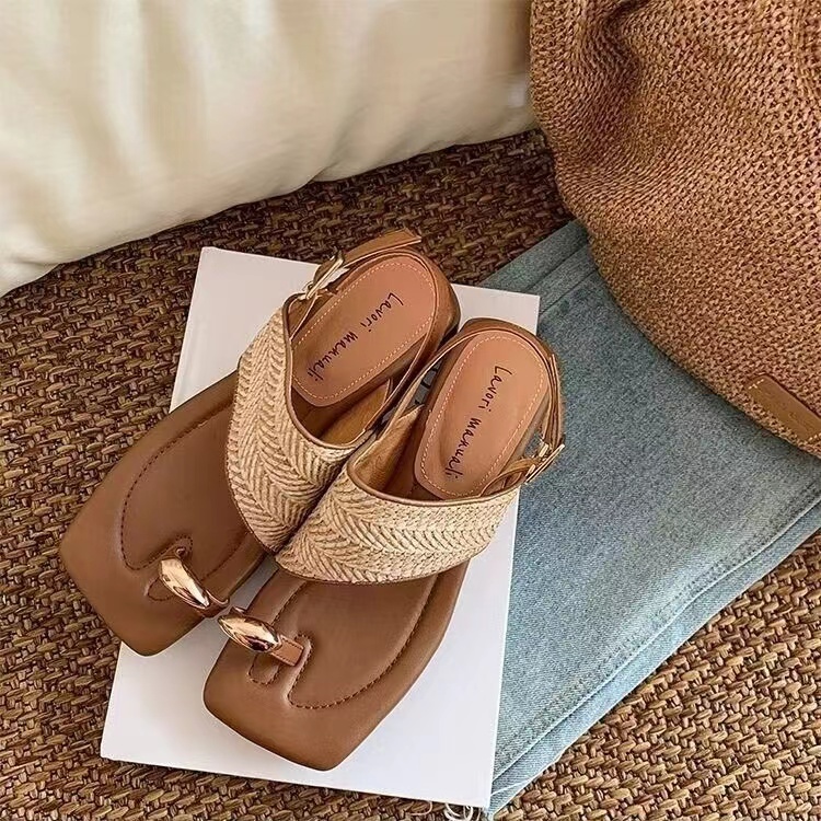 Summer Straw Sandals