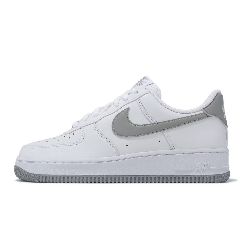 Nike Air Force 1 07 男鞋 女鞋 白 灰 AF1 休閒鞋 復古 運動鞋FJ4146-100