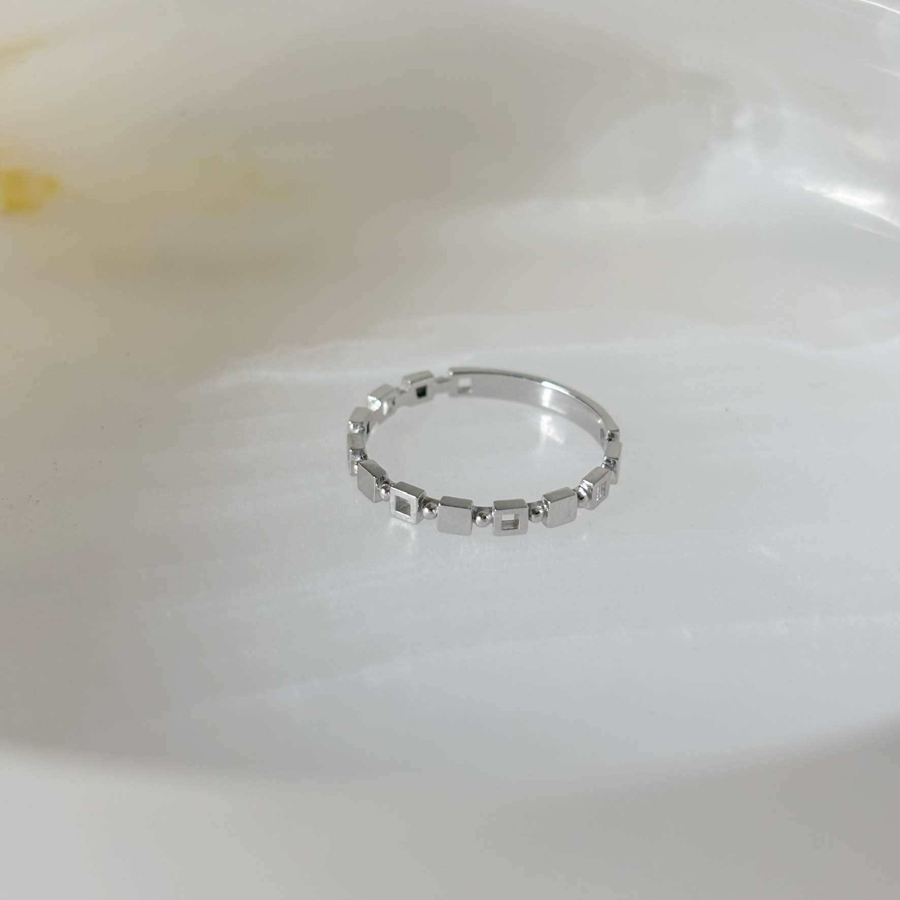 14K Daily Block戒指