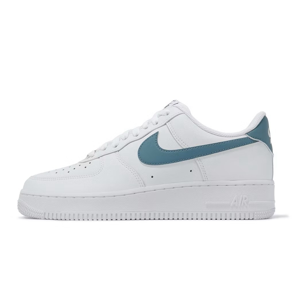 Nike Air Force 1 07 男鞋 白 煙燻藍 AF1 運動鞋 FJ4146-114