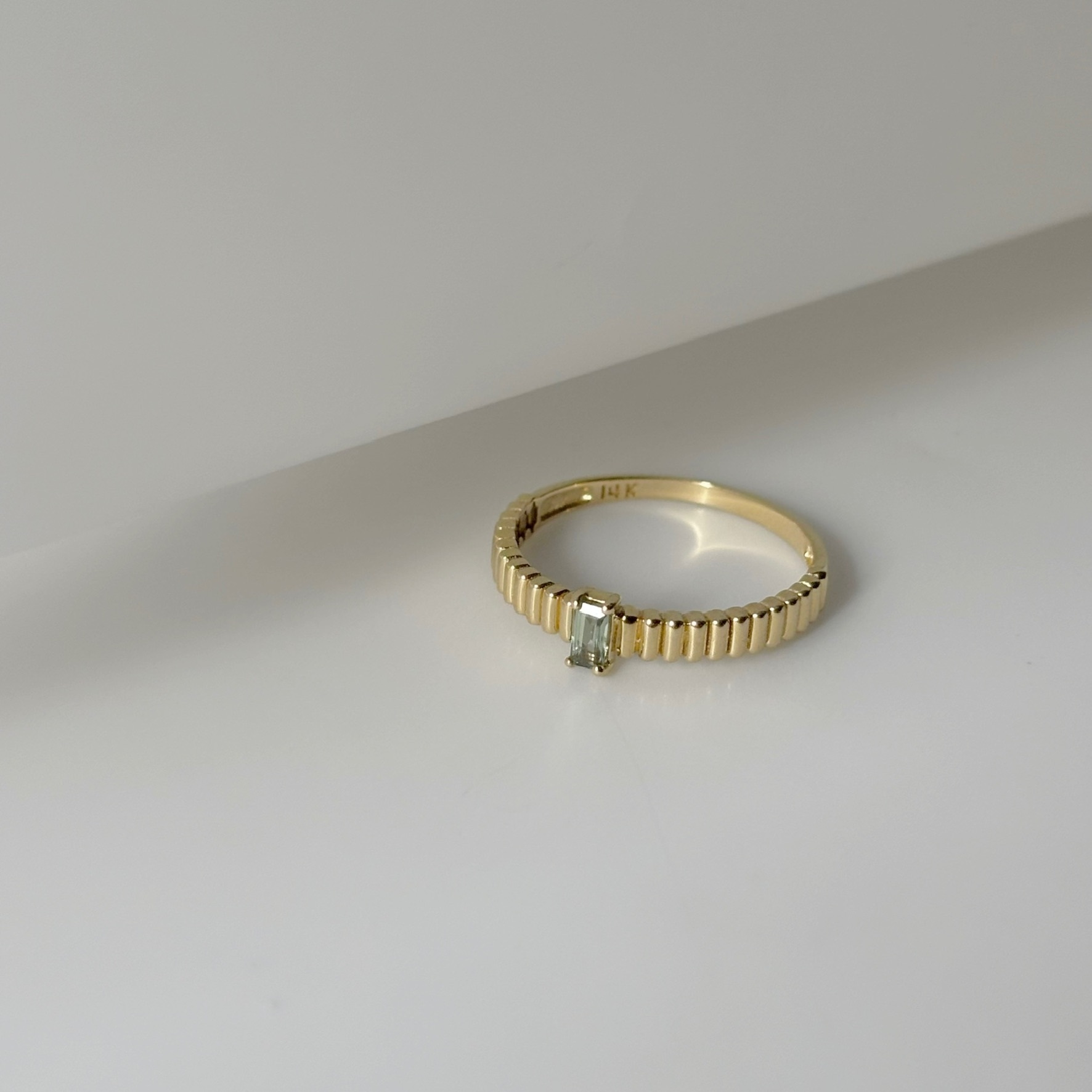 14K Glint Moss戒指