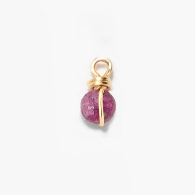 1YA0512-202 YAY PARIS Entwined Pendant - Ruby Gold #901PDEN130 (A-EU-E)