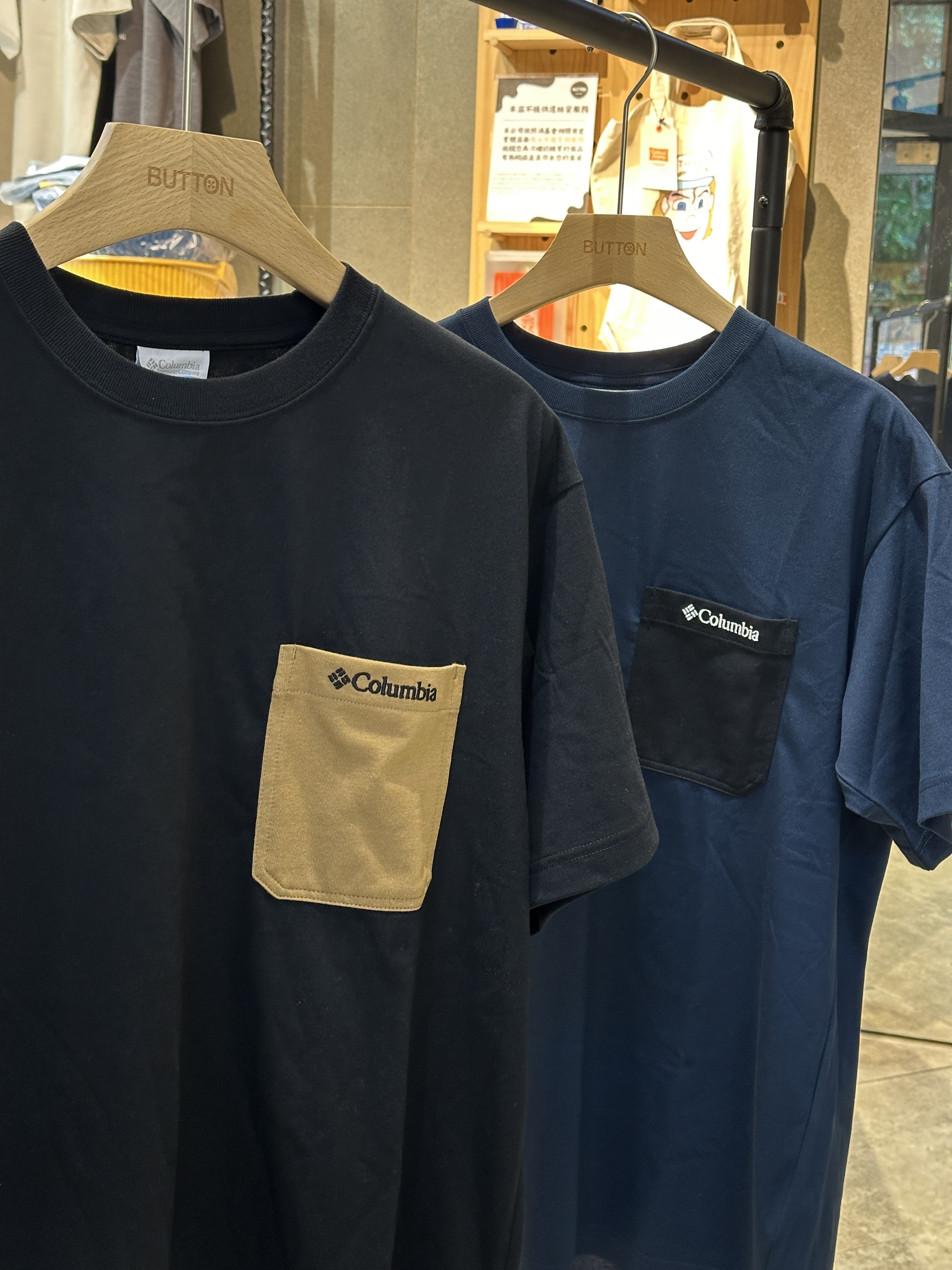 【現貨】Columbia 哥倫比亞 胸前口袋 短tee PM0512