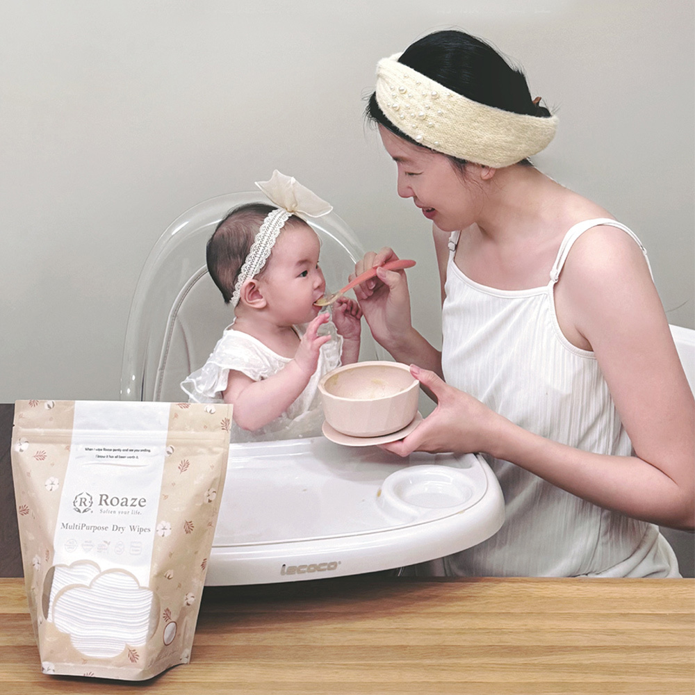 【Roaze 柔仕】MIT乾濕兩用洗臉巾 - 纖柔款  80抽 X 24 袋