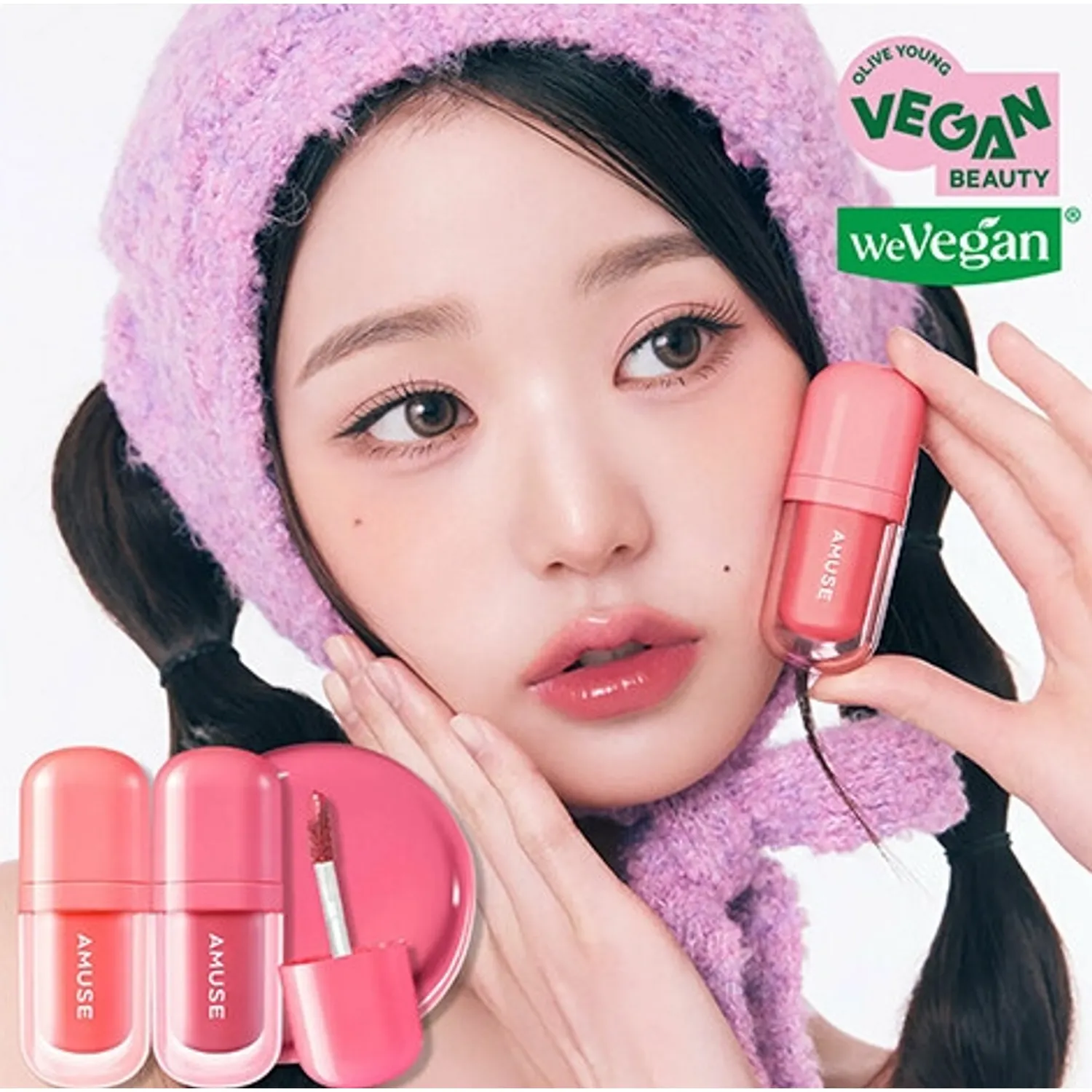 AMUSE 初戀水嫩嘟嘟唇釉 3.8g【10款色號】