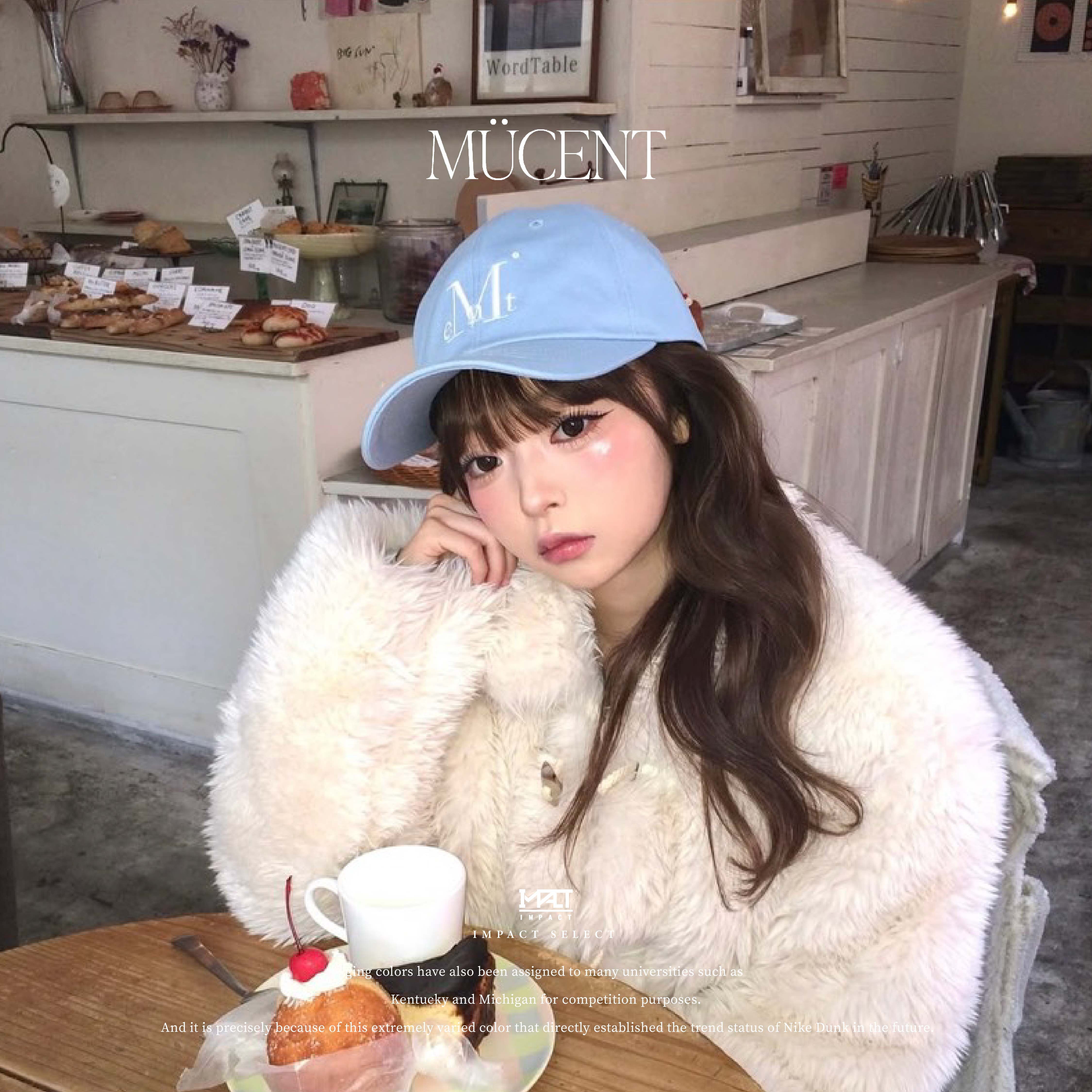 韓國 MUCENT IU同款 小眾品牌 簡約 復古 休閒 Logo 刺繡 棒球帽 老帽 十色