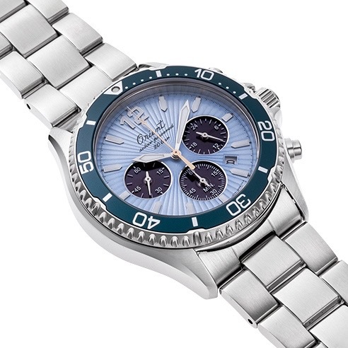 Orient Mako Solar Sky Blue Diver Watch RA-TX0210L