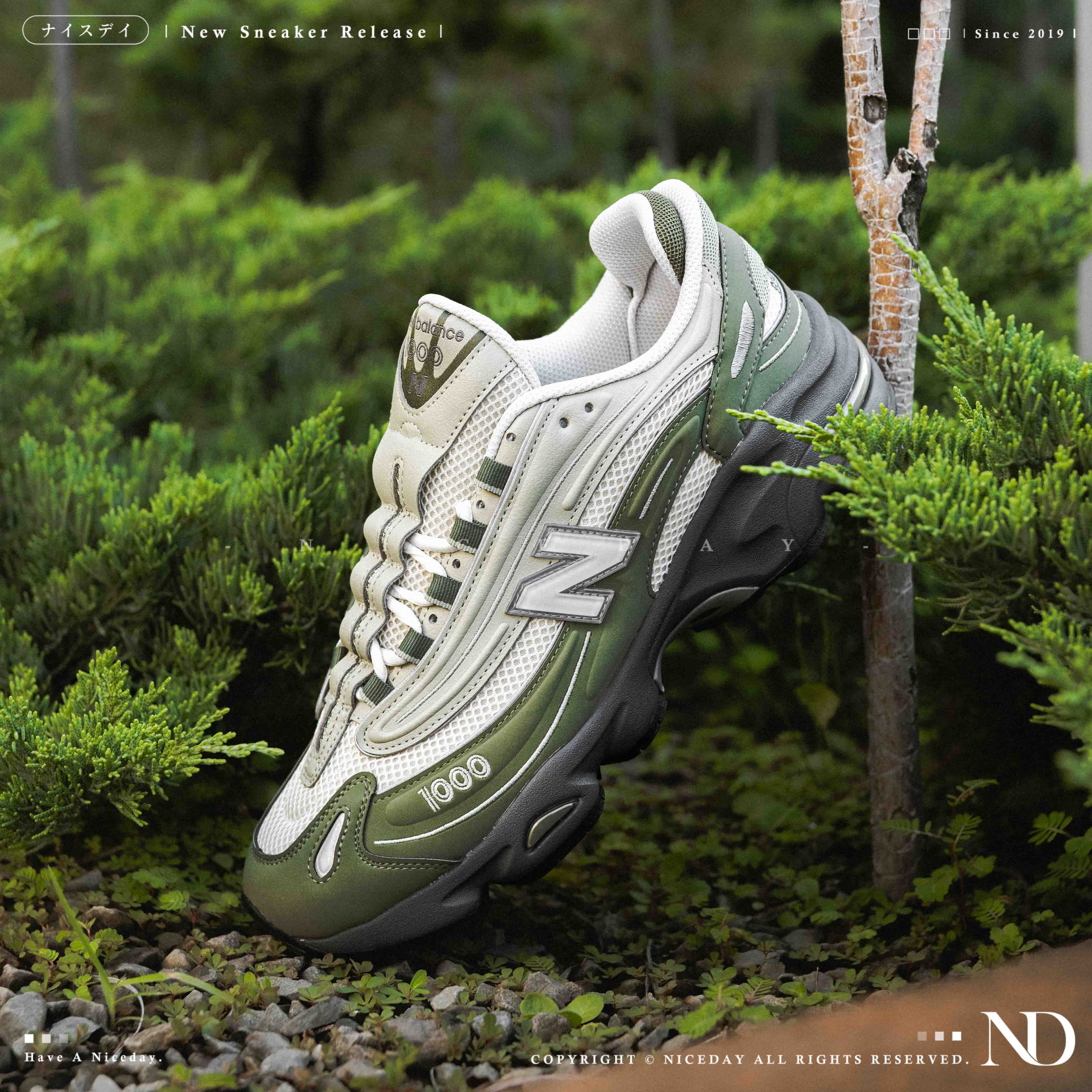 NICEDAY 現貨 New Balance 1000 灰綠 復古 綠色 墨綠 灰白 茉綠 M1000MEO