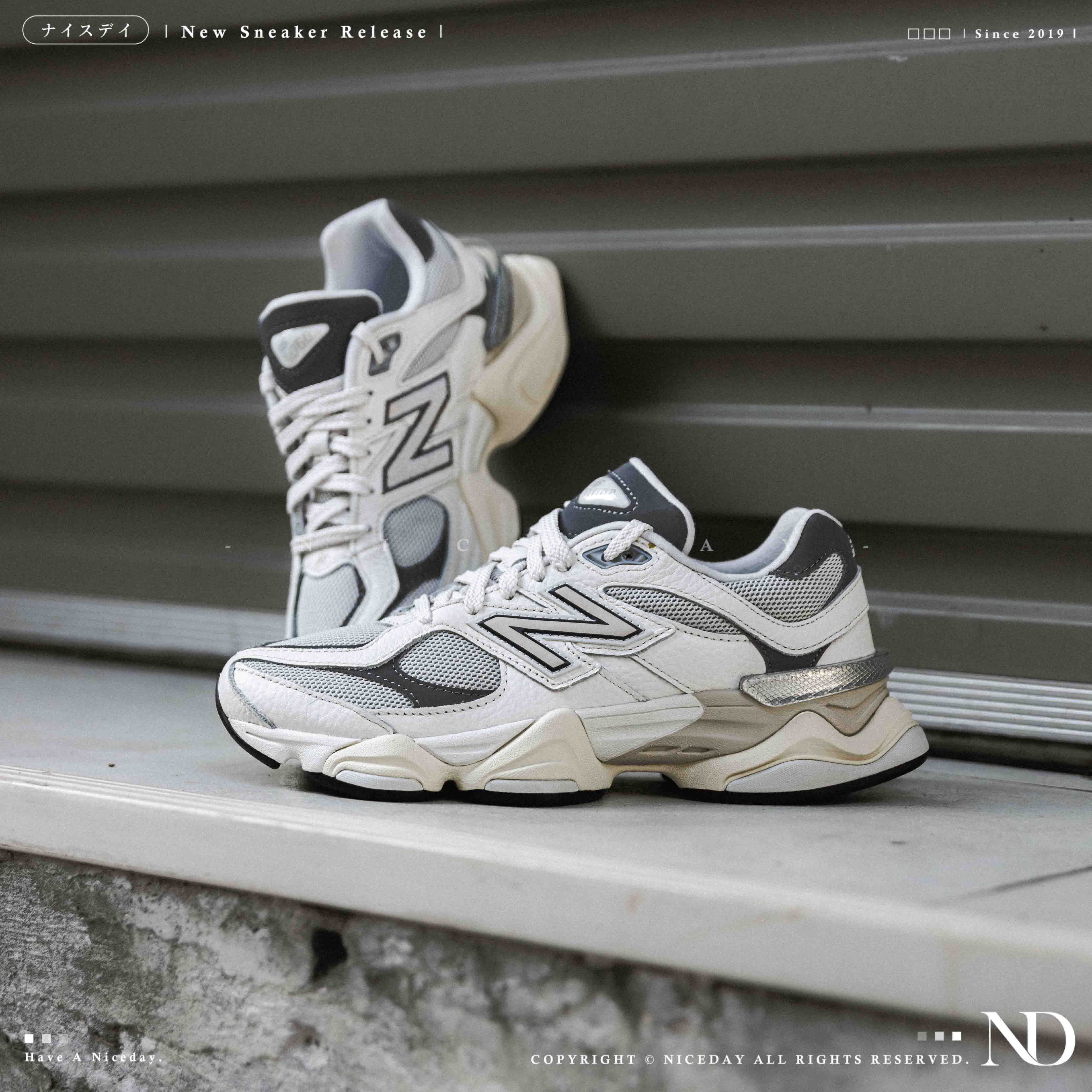 NICEDAY 現貨 New Balance 9060 海鹽灰 米灰 奶灰 灰色 白灰 復古 男女鞋 U9060AGA