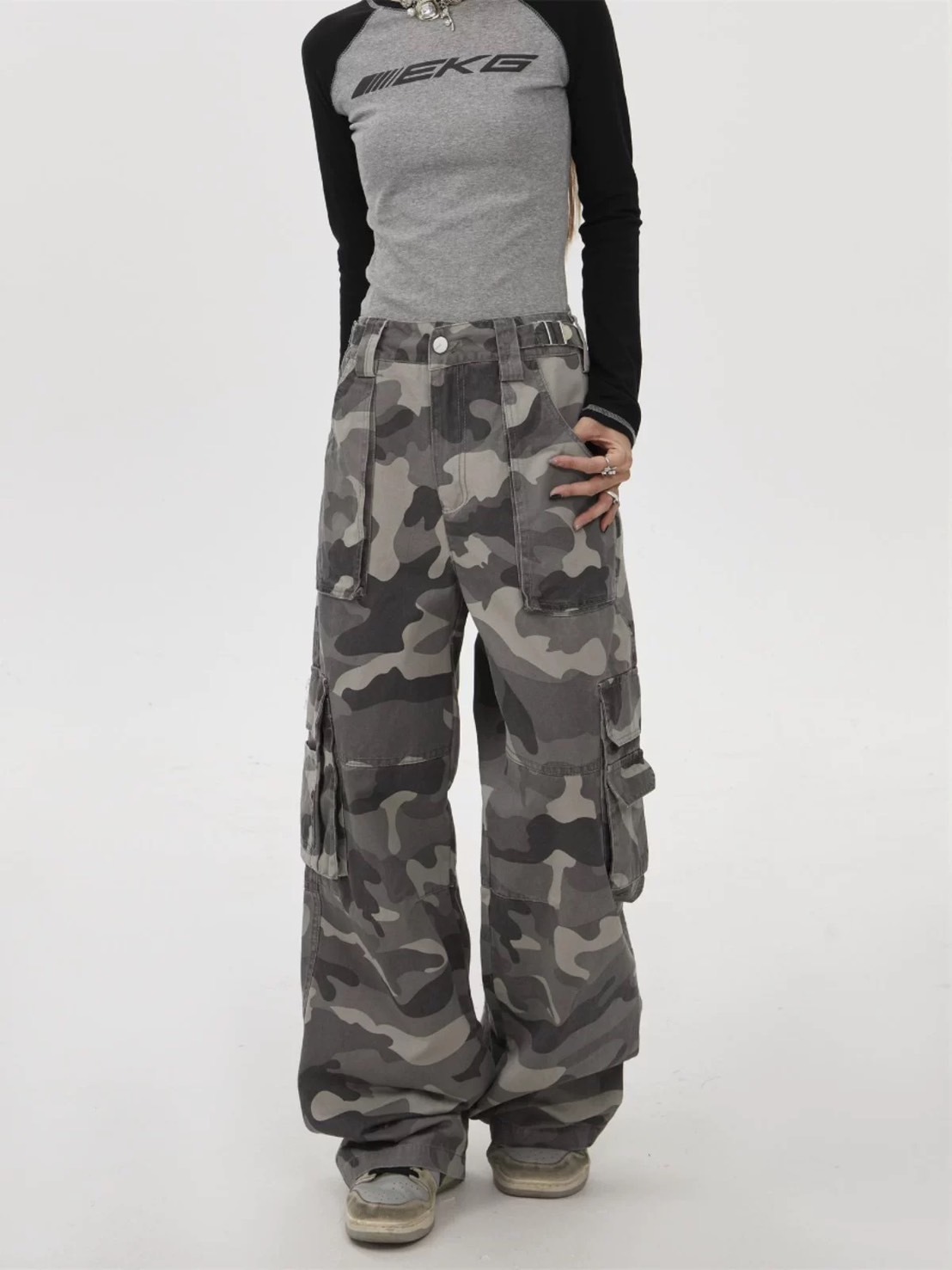 (GOAL) ERHU 93121 美式迷彩工裝褲