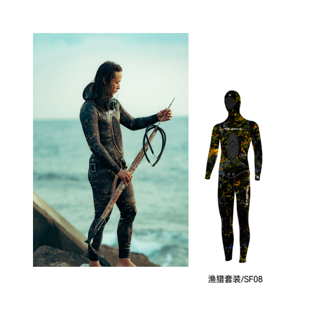 ‼️預購※TRUDIVE  3mm 漁獵款兩件式防寒衣 男款