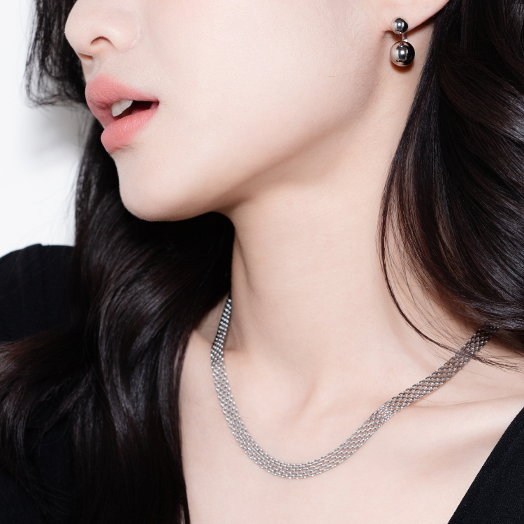 OUS Sparkmesh Choker 星織頸鍊 銀