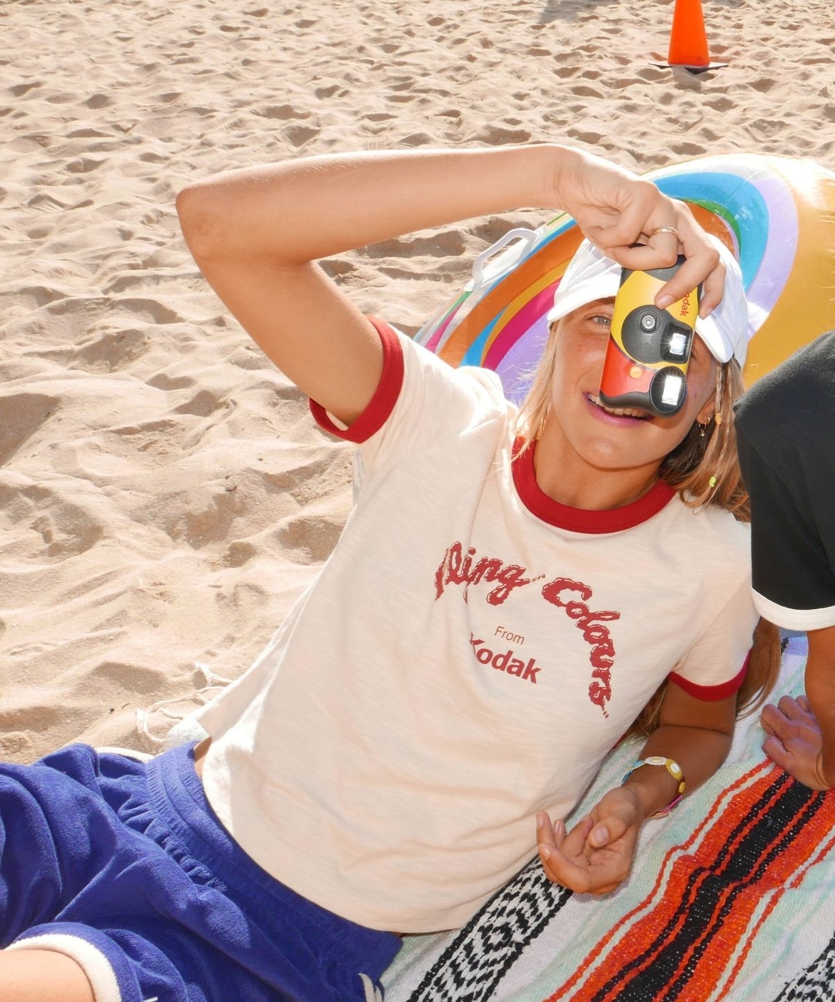 【代購】Kodak 柯達 女 Graphic Ringer 草寫字 短袖 短T K5222ERS23