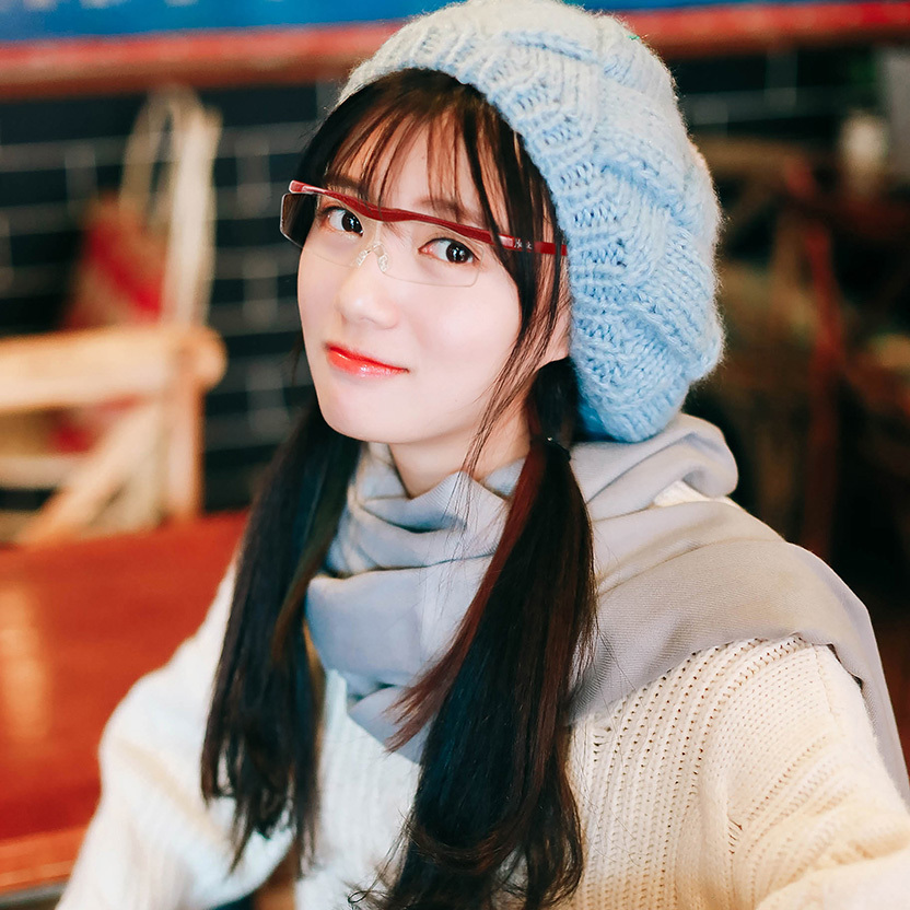 Hazuki 日本葉月抗藍光放大鏡1.32倍標準鏡片(亮紅)