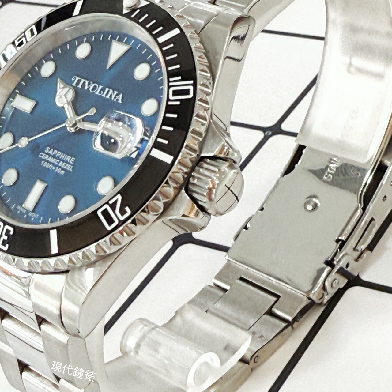 【TIVOLINA 小紅帽】運動型水鬼腕錶 MAW3775-B 41mm  現代鐘錶