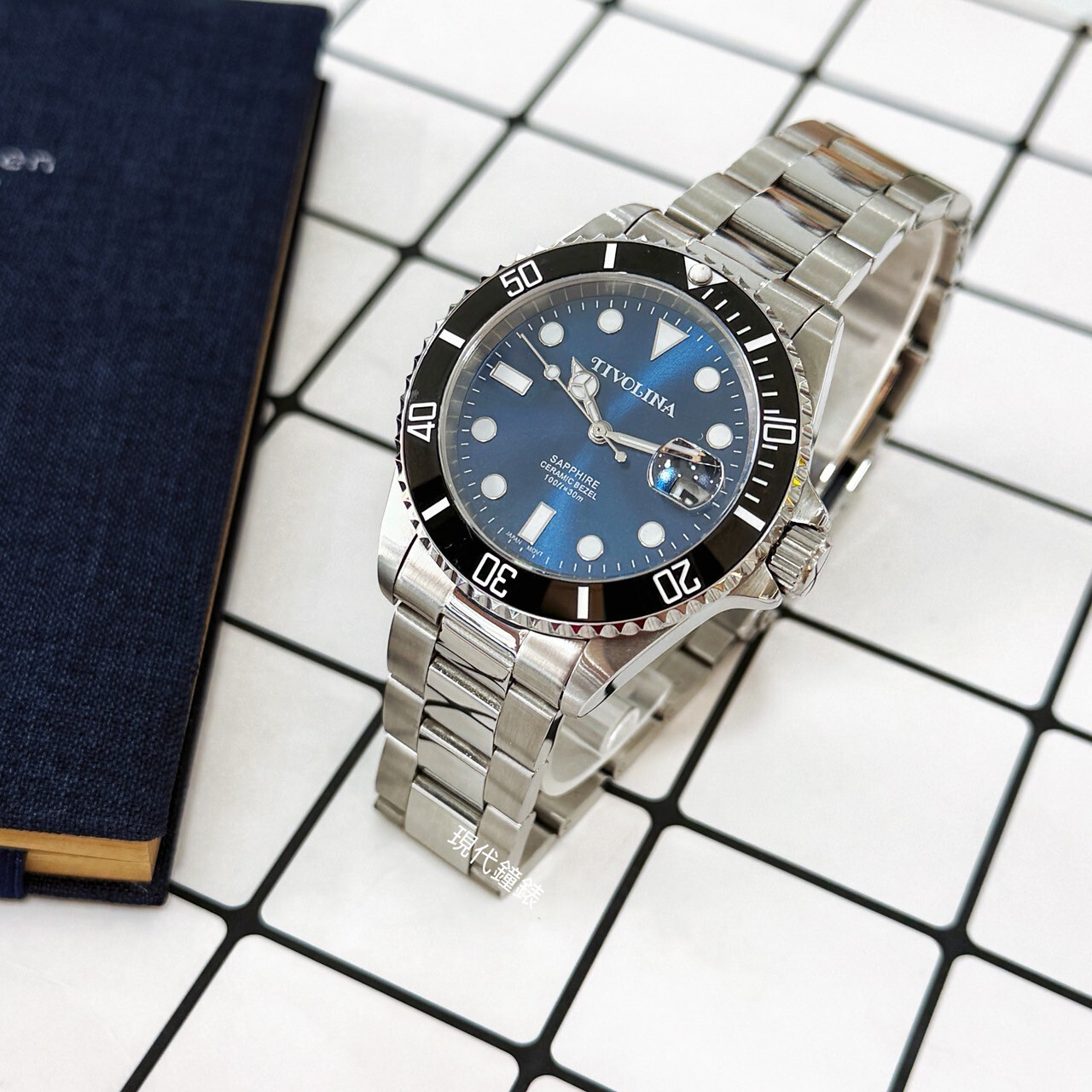 【TIVOLINA 小紅帽】運動型水鬼腕錶 MAW3775-B 41mm  現代鐘錶