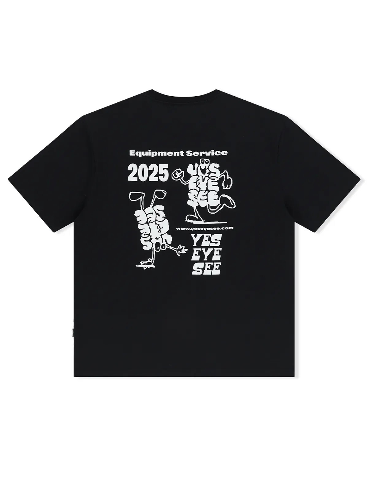 【OWN】YESEYESEE 短袖上衣 休閒 造型 夏季 新品 不分男女 黑色 白色 藍色