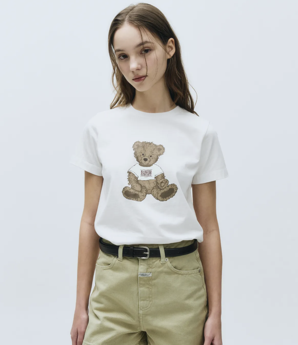 韓國MARITHE FRANCOIS GIRBAUD W DOODLE BEAR TEE