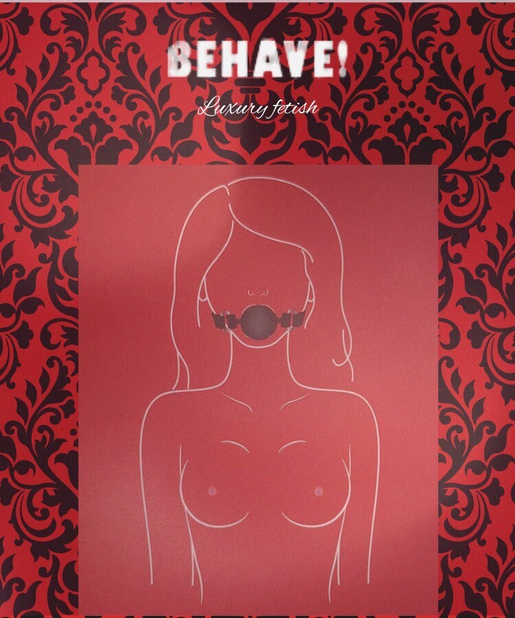 Behave! 口縛陽具口塞 SM道具 SM用品 SM口球 口枷