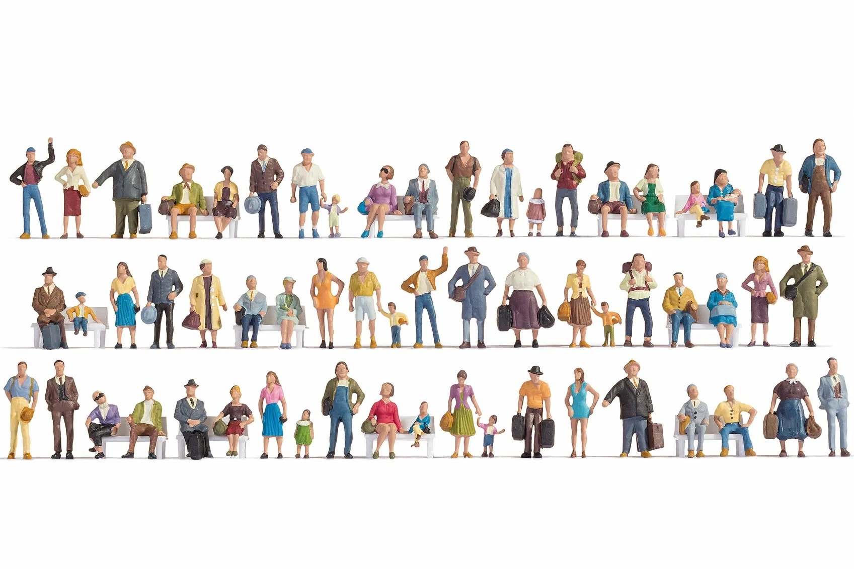 Noch 37070 N規 Mega Economy Figures Set  超級經濟人物集