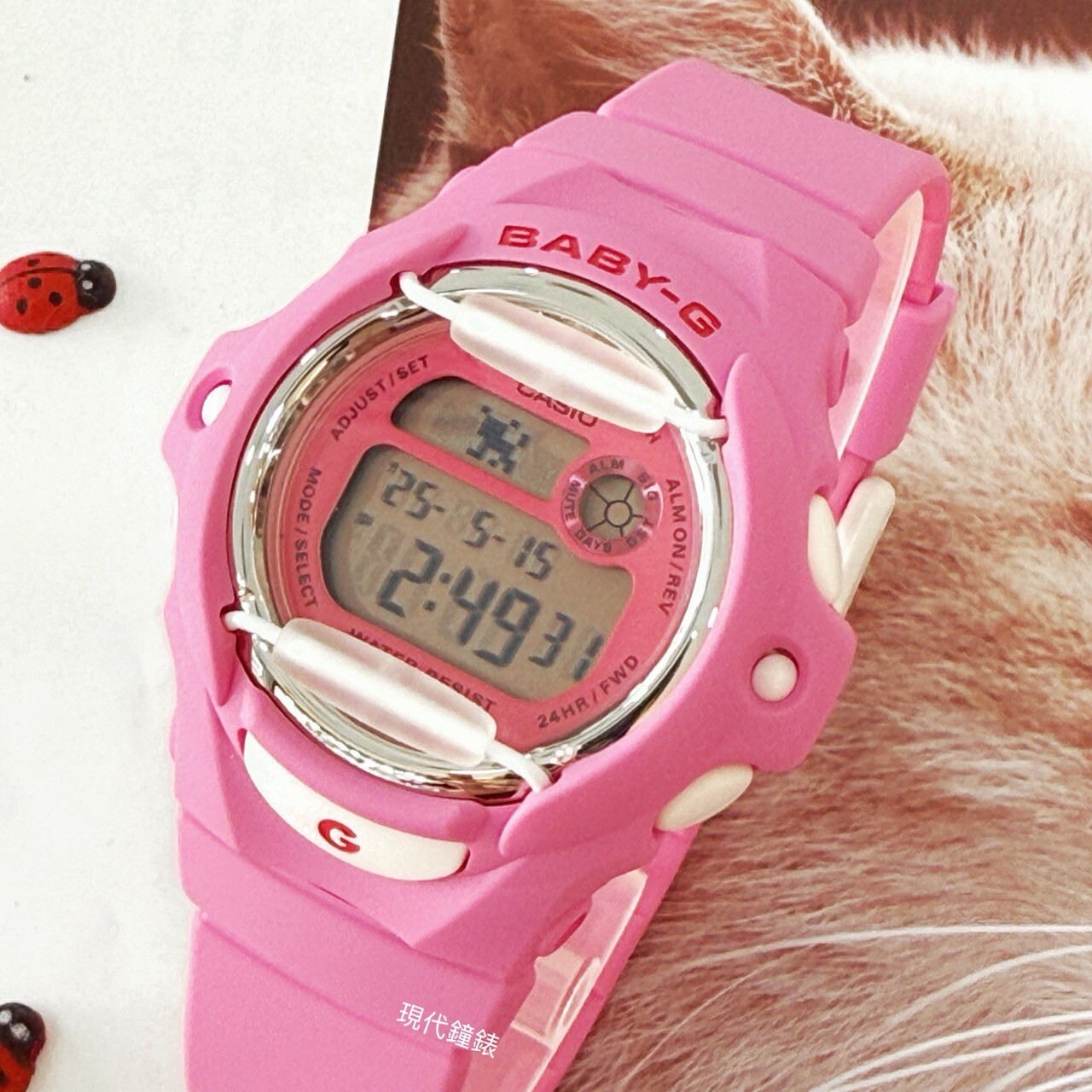 【Baby-G】甜美俏皮夢幻電子錶BG-169CH-4D 42.6mm 現代鐘錶