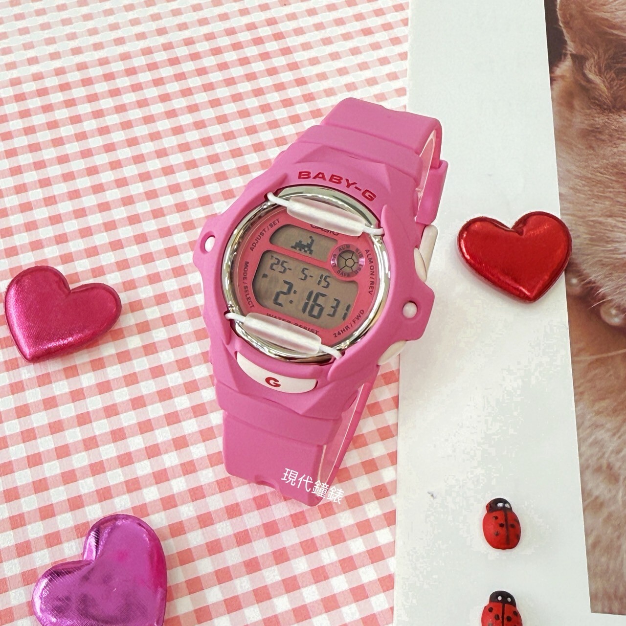 【Baby-G】甜美俏皮夢幻電子錶BG-169CH-4D 42.6mm 現代鐘錶