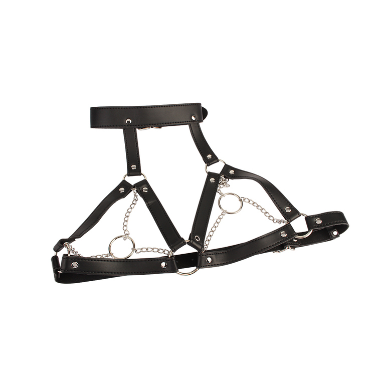 束縛胸甲 皮革胸甲 情趣皮革配件 BDSM服裝 調教道具 皮革情趣裝