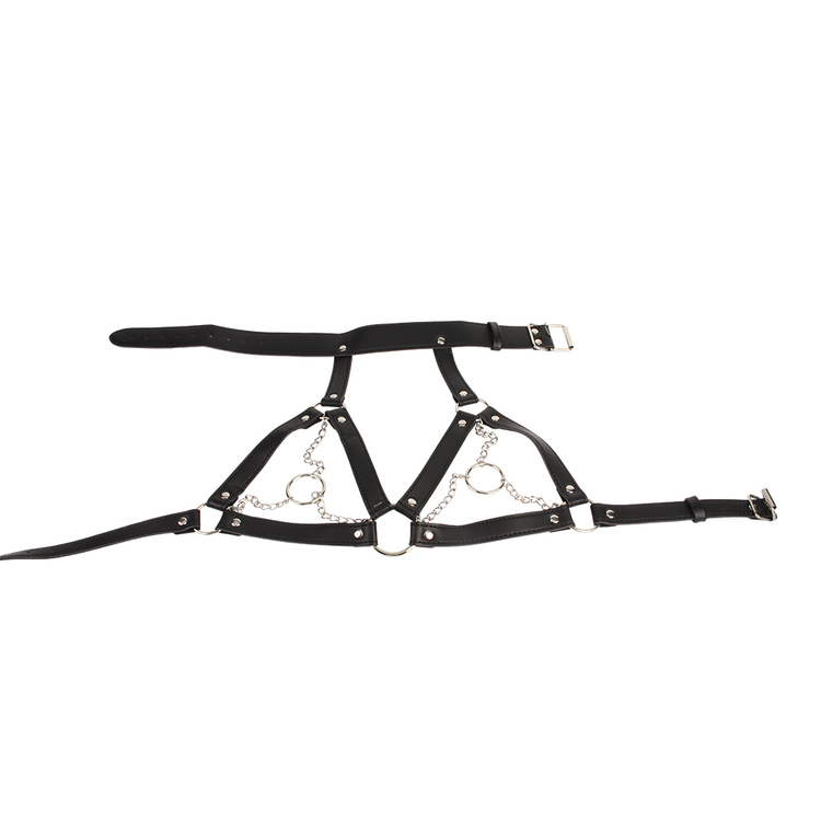 束縛胸甲 皮革胸甲 情趣皮革配件 BDSM服裝 調教道具 皮革情趣裝