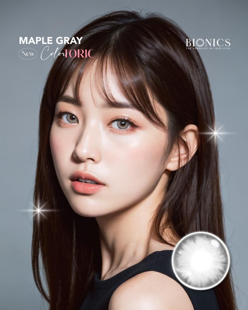 Bionics Color Toric Maple Series 3 Month Disposable 2pcs/box ( ready stock)
