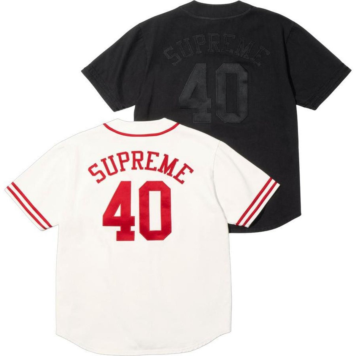 2025SS Supreme 40 Acres Twill Baseball Jersey 短袖 棒球衫 現貨
