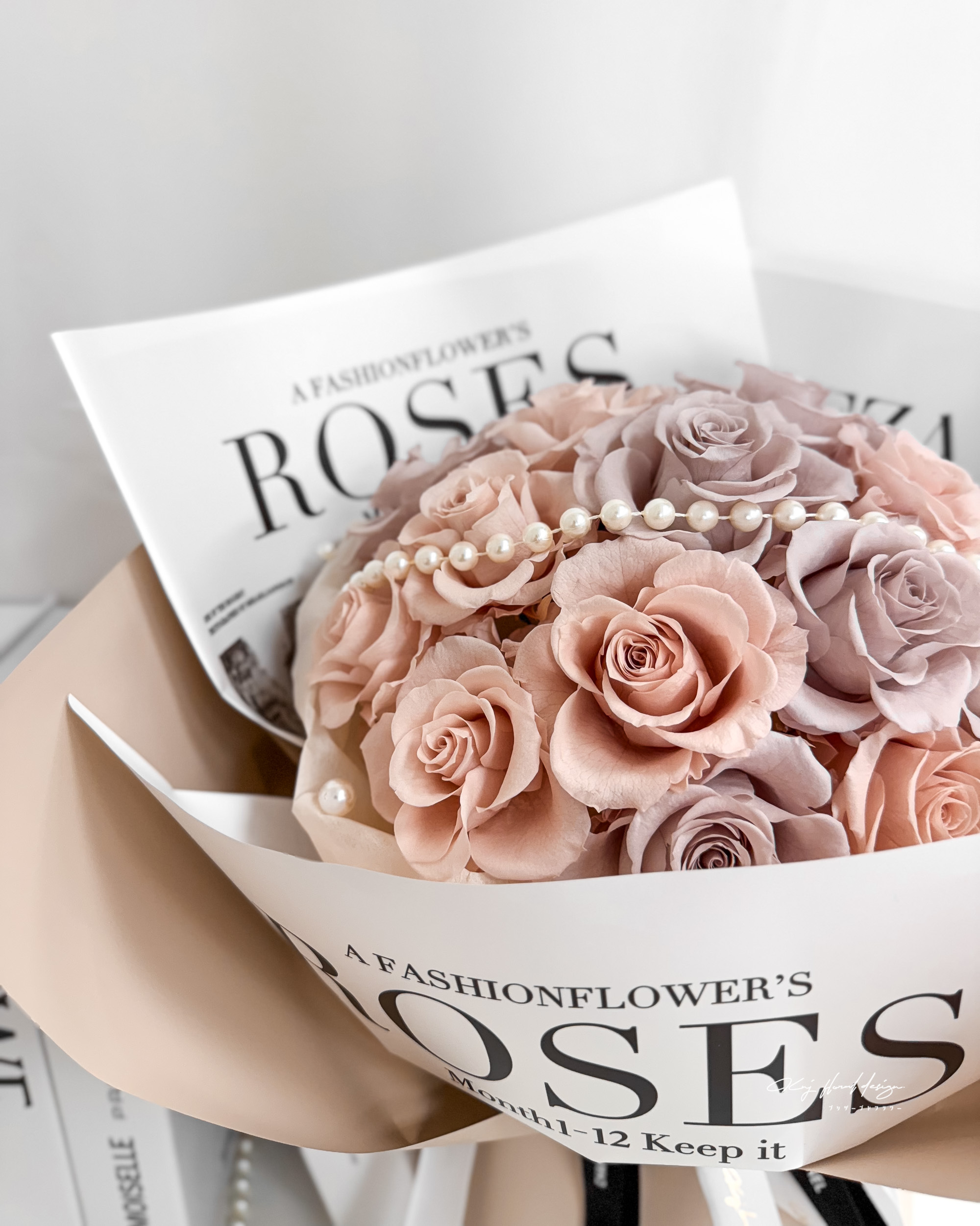 以愛之名永生玫瑰花束-牽掛