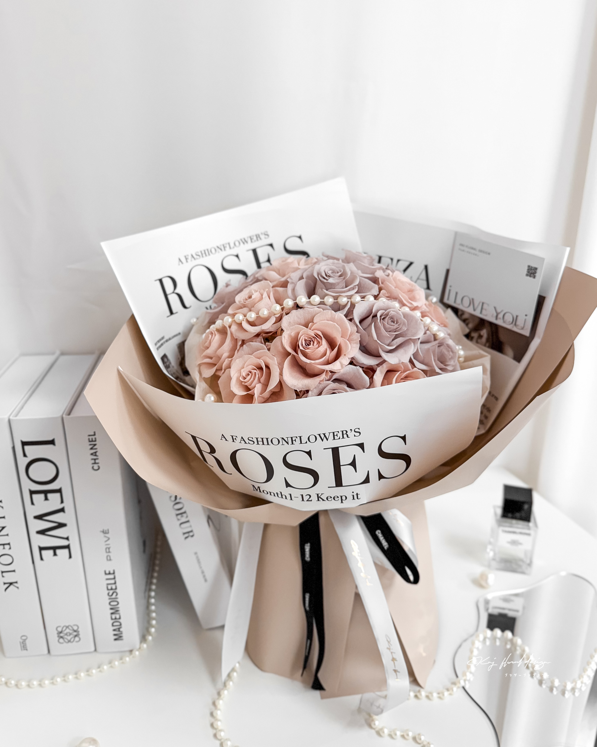 以愛之名永生玫瑰花束-牽掛