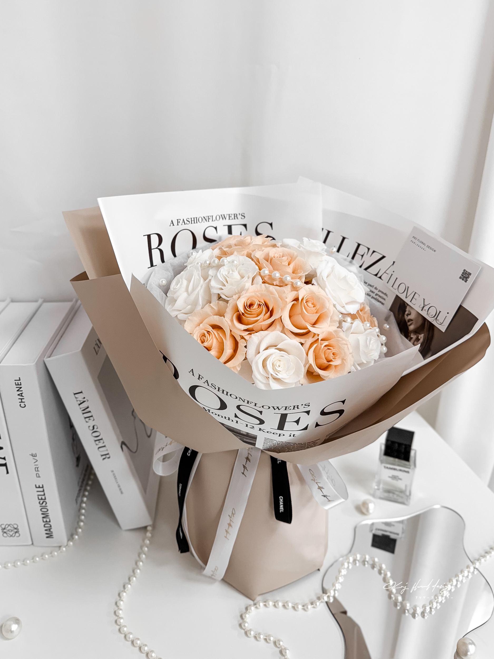 以愛之名永生玫瑰花束-心動