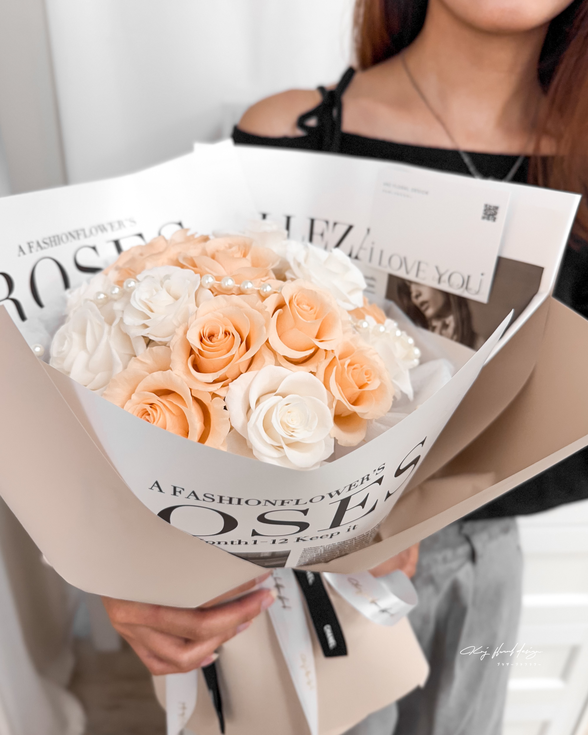 以愛之名永生玫瑰花束-心動