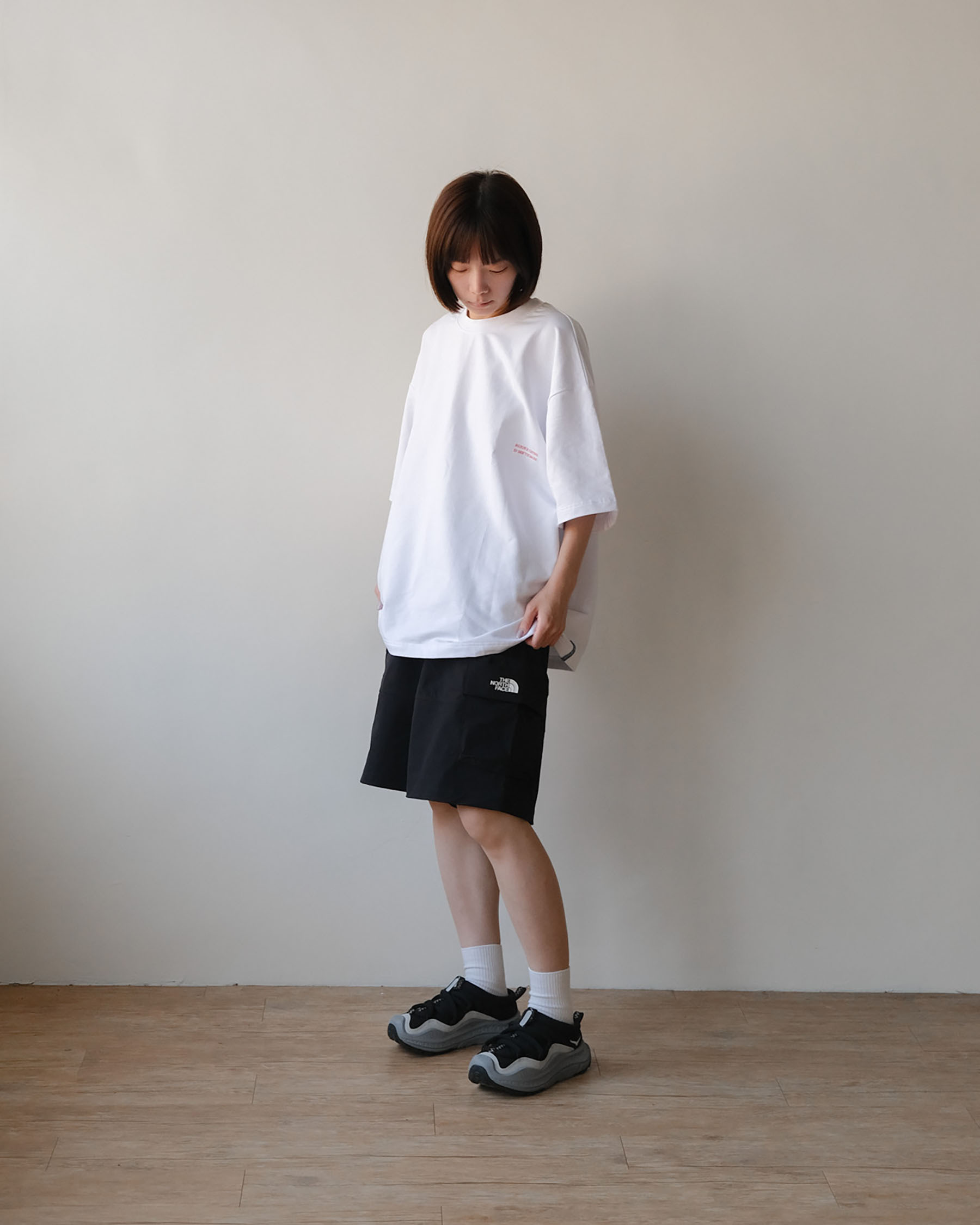 "代購" THE NORTH FACE 男女款 ICE RUN CARGO SHORTS 涼感工裝短褲 NS6NR05