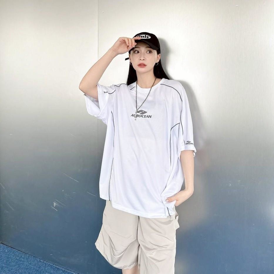 Aurocean 織帶網眼刺繡球衣 18899