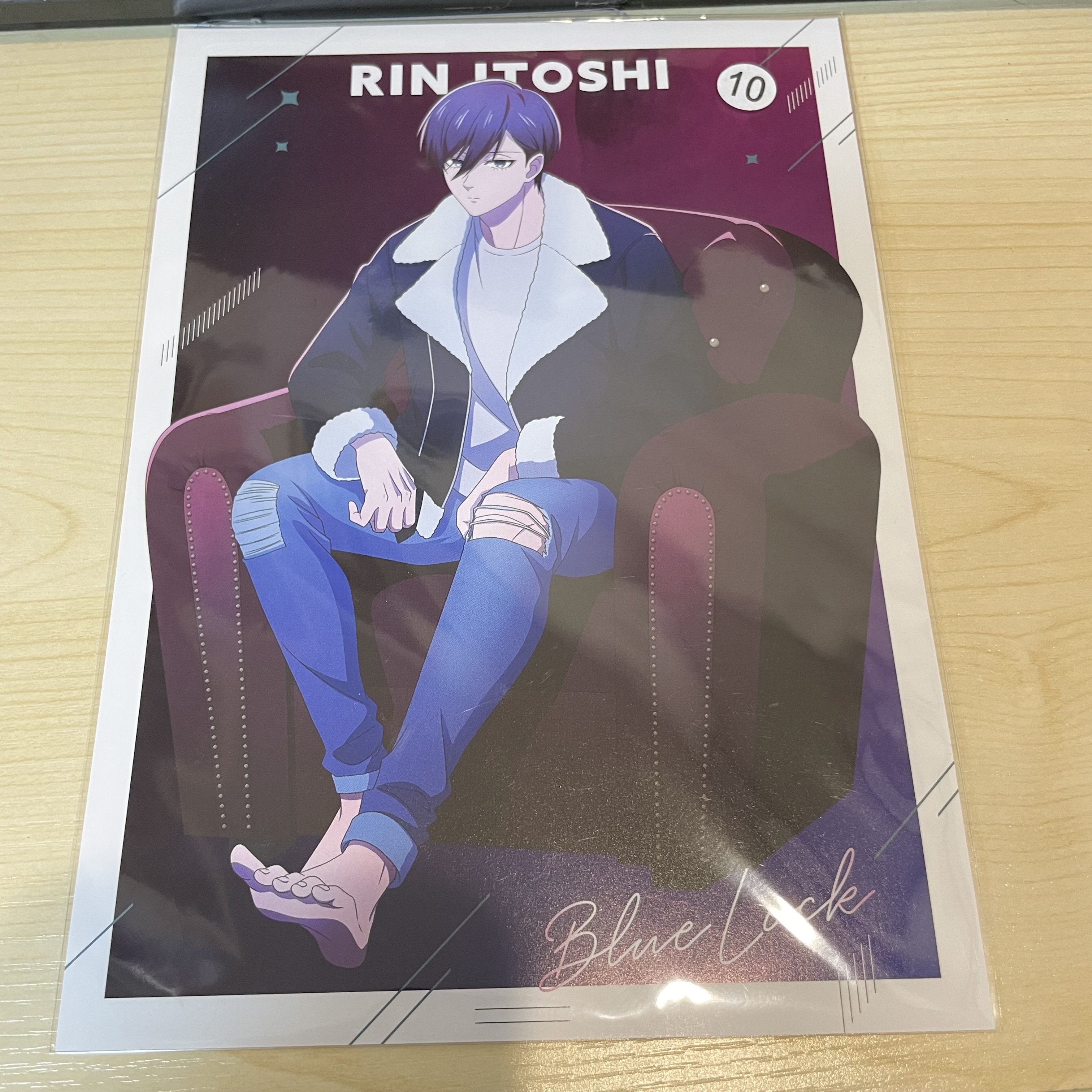 BlueLock 凜 特大 明信片 紙品                                 YY20
